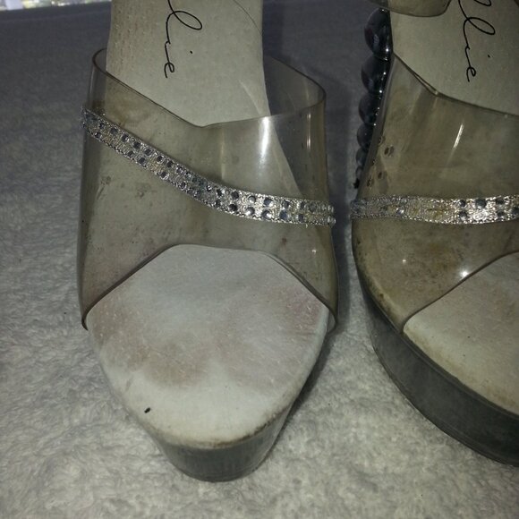 Ellie Platform High Heel Dancer Shoes Worn Previously - Picture 5 of 8